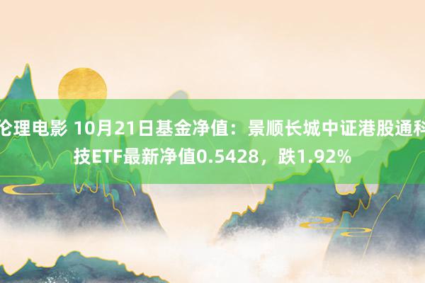 伦理电影 10月21日基金净值：景顺长城中证港股通科技ETF最新净值0.5428，跌1.92%