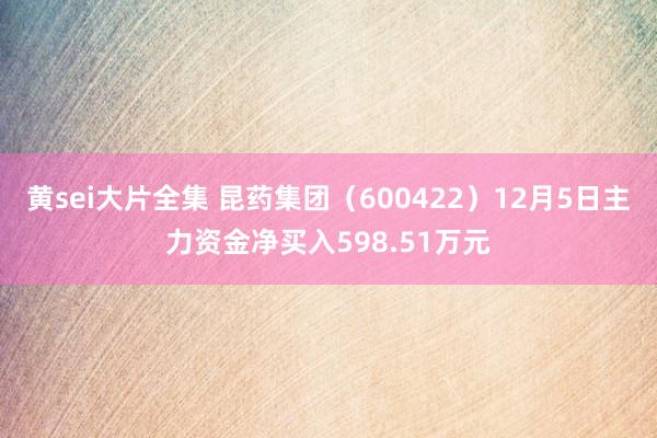 黄sei大片全集 昆药集团（600422）12月5日主力资金净买入598.51万元