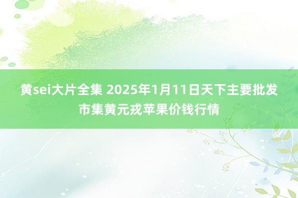 黄sei大片全集 2025年1月11日天下主要批发市集黄元戎苹果价钱行情